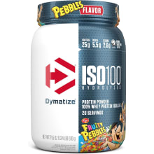 Product image of Dymatize ISO100 Hydrolyzed Protein Powder 20 Servings, Fruity Pebbles