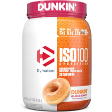 Product image of Dymatize ISO100 Hydrolyzed Protein Powder 20 Servings, Dunkin' Glazed Donut Flavor