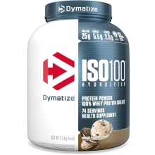 Product image of Dymatize ISO100 Hydrolyzed Protein Powder 74 Servings, Cookies and Cream