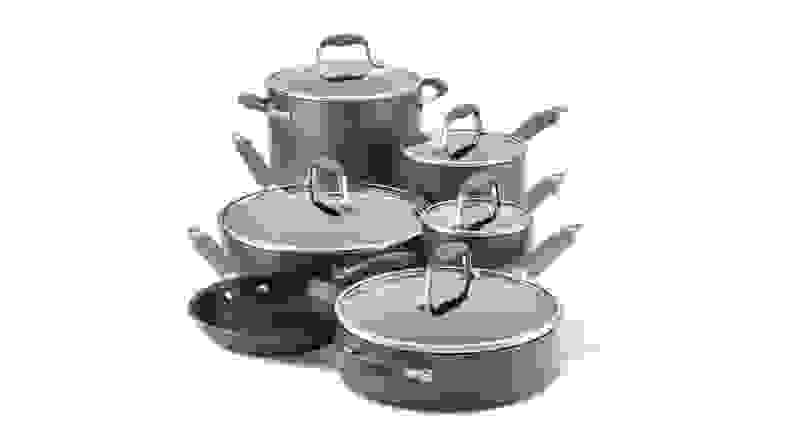 The Anolon Advanced Home 11-Piece Cookware Set.