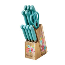 Product image of The Pioneer Woman 11-piece Stainless-steel Knife Block Set