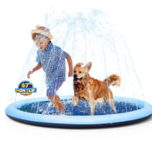 Product image of Vistop Non-Slip 67-Inch Splash Pad for Kids and Dog