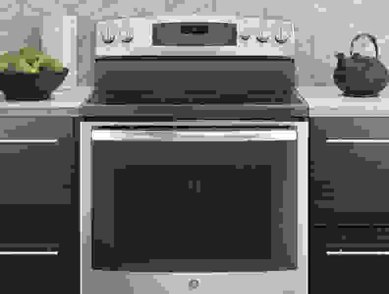 A range combines both an oven and a cooktop into a single, unified appliance.