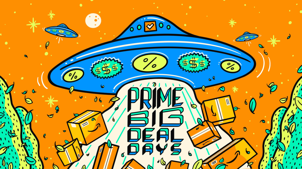 A custom image promoting the Amazon Prime Big Deal Days event.