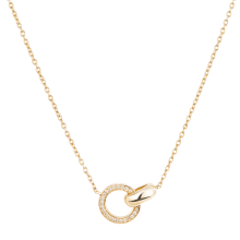 Product image of Pavé Diamond Linked Necklace